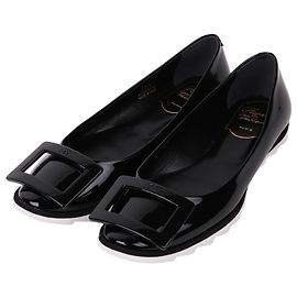 Roger Vivier Ballerine Gourmet in vernice nera