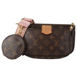 Louis Vuitton Monogram Multi Pochette Accessories Crossbody Pink