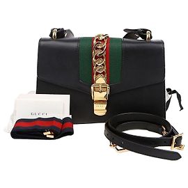 Gucci Picca Borsa a Tracolla Tote Nera