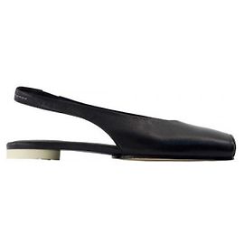 Maison Martin Margiela Slingback de bico quadrado em couro