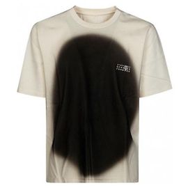 Maison Martin Margiela T-shirt a maniche corte con stampa spray painting