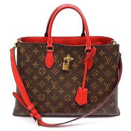 Louis Vuitton Borsa Tote Monogram Canvas Coquelicot Flower