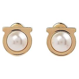 Salvatore Ferragamo Orecchini di perle CREAM OROG