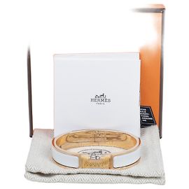 Hermès Bracciale Clikashu PM Blanc Gold