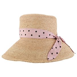 Miu Miu Cappello Bucket in rafia e rattan Taglia