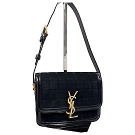 Autre Marque Borsa a tracolla satchel in camoscio Small