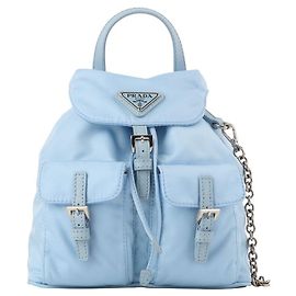 Prada Re-Nylon Mini-Rucksack mit Kettenriemen