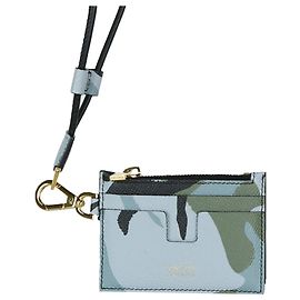 Portacarte Tom Ford Strap in pelle nera