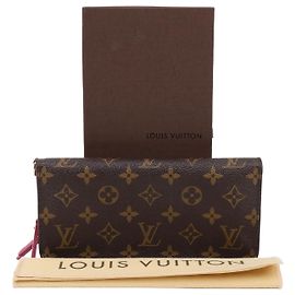 Louis Vuitton Portefeuille long en toile Monogram