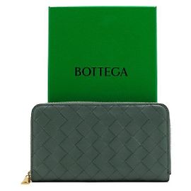 Bottega Veneta Portafoglio lungo con chiusura a zip Intrecciato