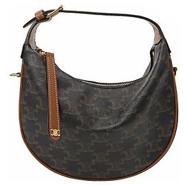 Bolso de lona Céline Marrón