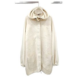 Louis Vuitton Monogram Oversized Long Hooded Jacket für Damen