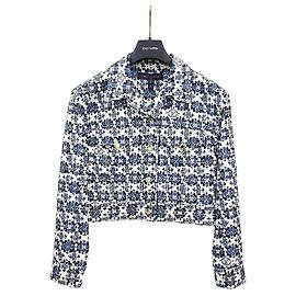 Louis Vuitton Monogram Flower Mosaic Denimjacke