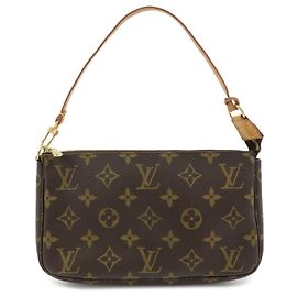 Louis Vuitton Monogram Pochette Accessoires Pouch Hand Bag M51980