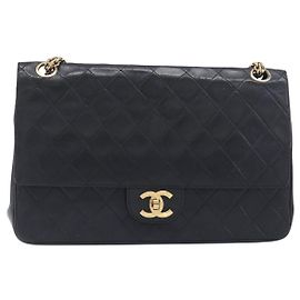Chanel Vintage Classic Double Flap Quilted Lambskin Medium