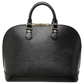 Borsa a mano Louis Vuitton Epi Alma PM Nera