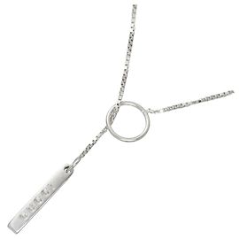 Collana Lariat Gucci in oro bianco 18K