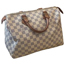 Borsa Louis Vuitton Speedy 30 Damier Azur