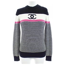 Haut en maille Chanel noir