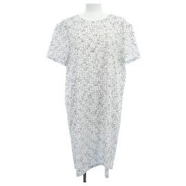 Hermès Strickkleid Weiß