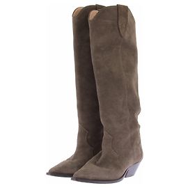 Isabel Marant Bottes Santiag "Denvee" kaki