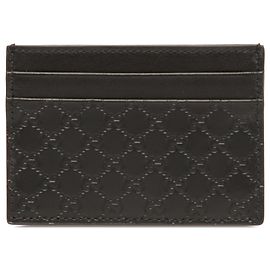 Tarjetero Gucci Black Microguccissima