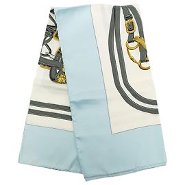 Foulard di seta Hermès White Brides de Gala 90