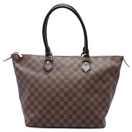 Louis Vuitton Brown Damier Ebene Saleya MM