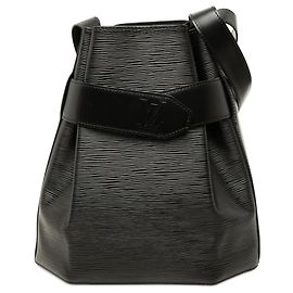 Louis Vuitton Black Epi Sac D Epaule PM