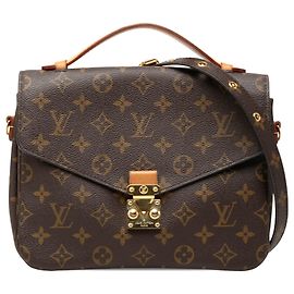 Louis Vuitton Brown Monogram Pochette Metis