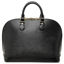 Louis Vuitton Black Epi Alma PM