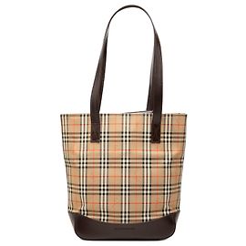 Bolso Tote Burberry Beige Haymarket Check Canvas
