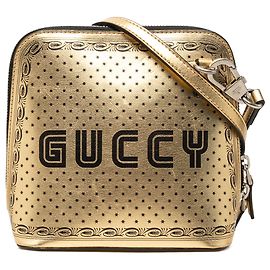 Borsa a tracolla Gucci Gold Mini Calfskin Guccy Sega