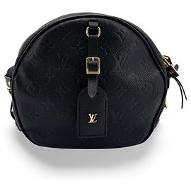Louis Vuitton Boite Chapeau Souple Monogram Empreinte Leather MM
