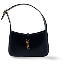 Autre Marque Saint Laurent Le 5 a 7 Hobo Leather Small