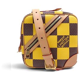 BORSA LOUIS VUITTON CHESS MESSENGER DAMIER GIALLO N40562 BANDOULIERE