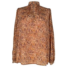 Blusa Dior con stampa floreale in acetato multicolore