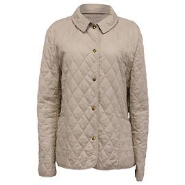 Chaqueta acolchada Constance Burberry en poliéster beige