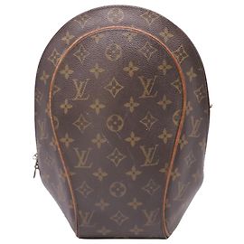 Zaino Louis Vuitton Monogram Canvas Ellipse in pelle marrone
