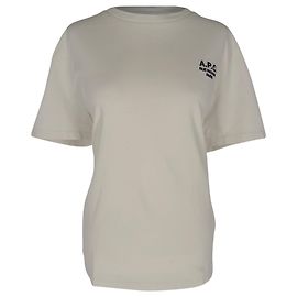 Apc T-shirt A.P.C Standard Rue Madame em algodão marfim