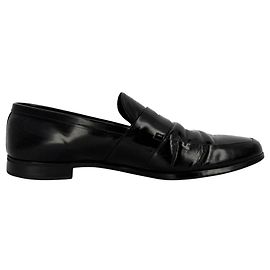 Mocassini Penny Prada in pelle nera