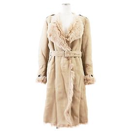 Abrigo de piel de oveja Burberry London