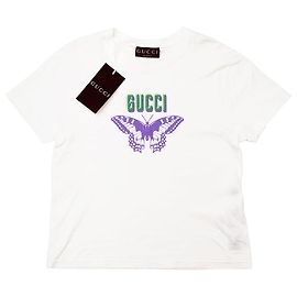 Gucci T-Shirt mit kurzen Ärmeln aus Baumwolle