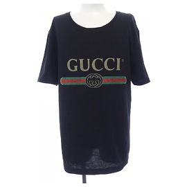 Gucci Gucci Logo Washed Oversize Cotton T Shirt