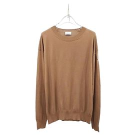 Moncler Maglia marrone con patch logo