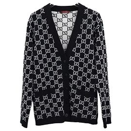 Gucci Wendbarer GG-Woll-Jacquard-Cardigan