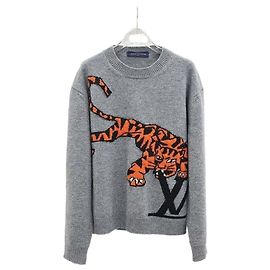 Louis Vuitton Tapestry Tiger Wool Knit XS