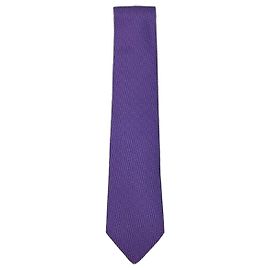 Hermès Corbata de seda Violet Marine