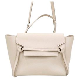 Céline Mini Borsa Cintura in Vitello Martinato Light Taupe
