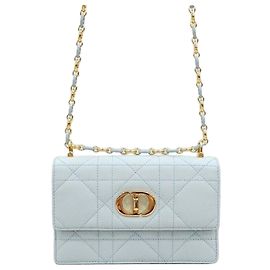 Dior Borsa a catena Miss Caro Mini Placid Blue